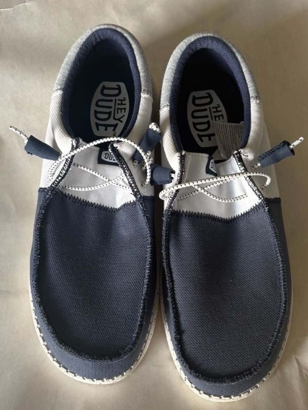 Hey Dude Wally Tri Varsity Navy Men's Casual Slip-on Shoes - Picture 7 of 7